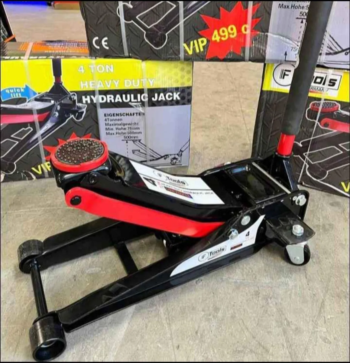 New 4toone low profile trolly jack - Image 1
