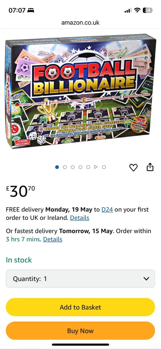 Football Billlionaire Board Game - Image 3