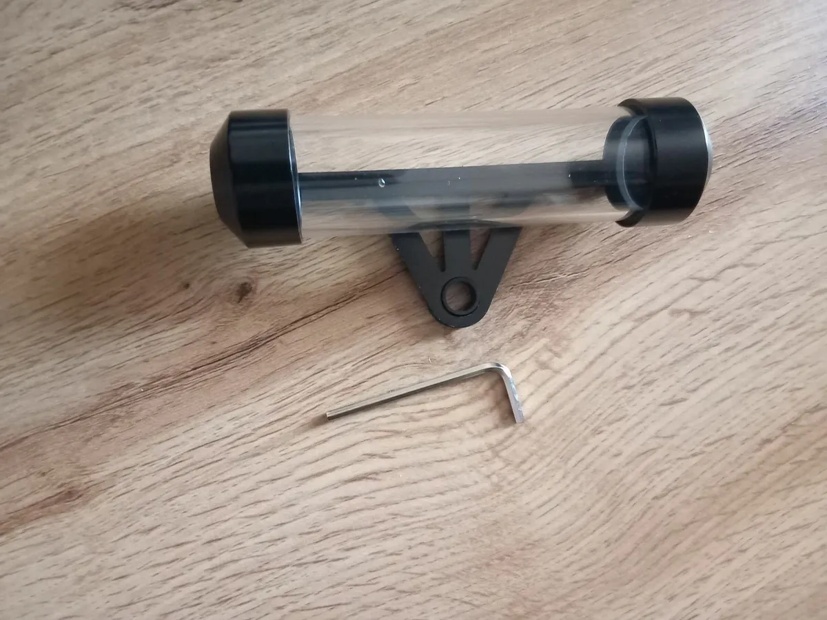 New motorcycle tax disc holder