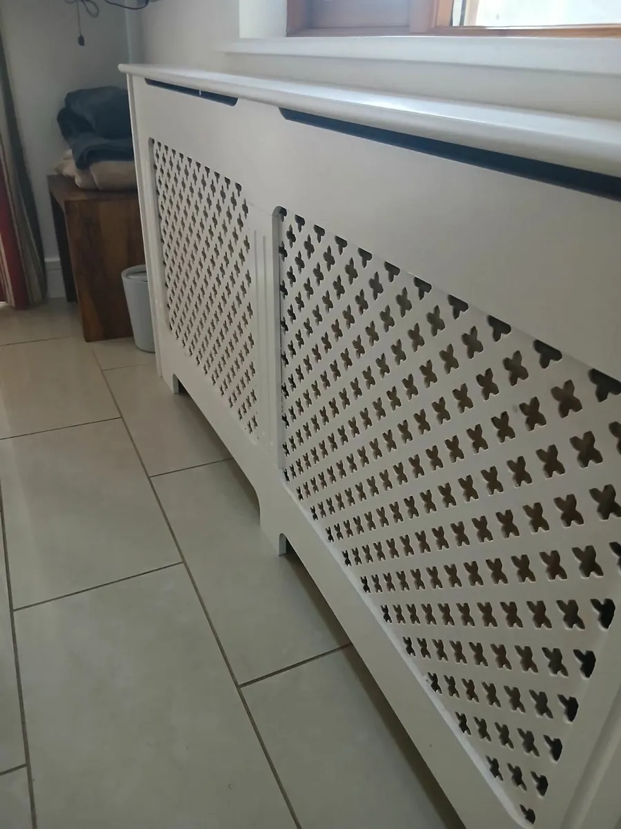 Cream/white radiator cover - Image 2