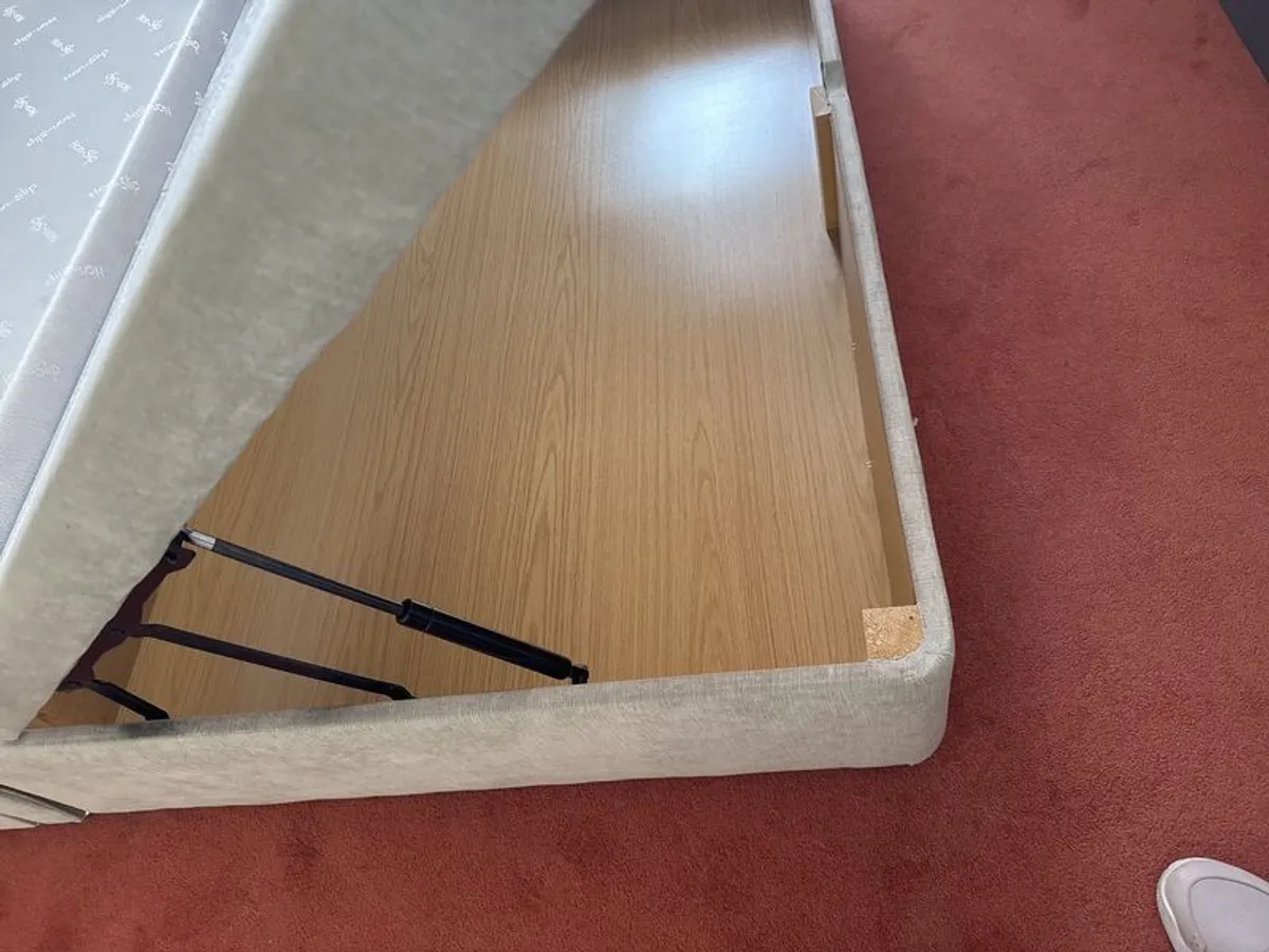 king frame bed with storage - Image 4