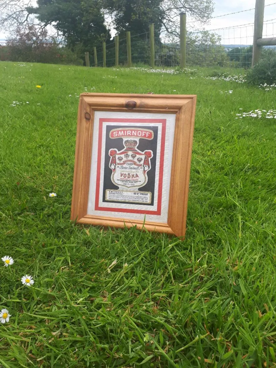 Framed Smirnoff Sign - Image 2