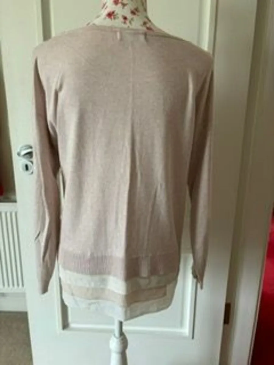 Mint Velvet Ladies Blush Jumper - size 12 - Image 2
