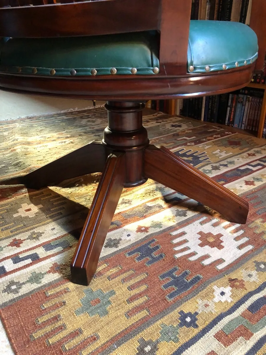 Antique Library Chair - Image 3