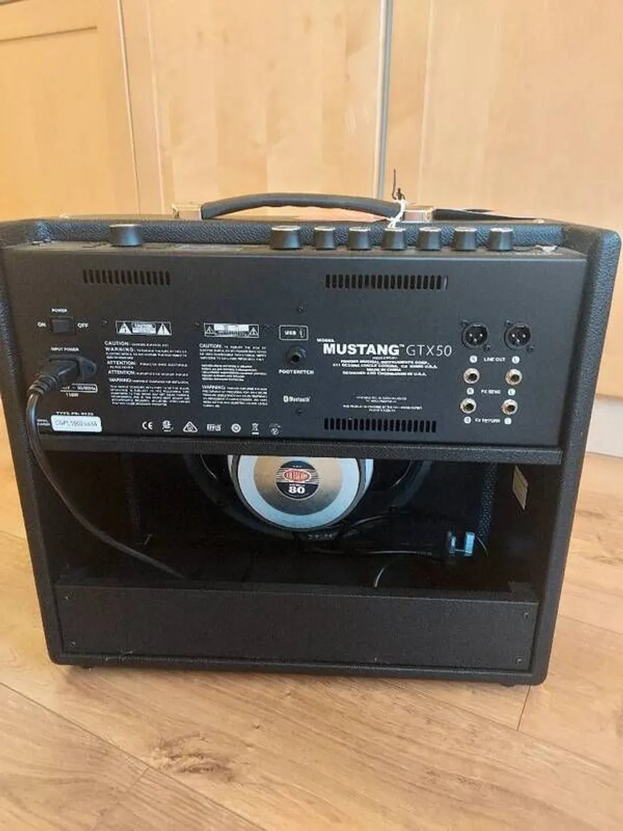 Fender Mustang GTX50 Modelling Amp - Image 3