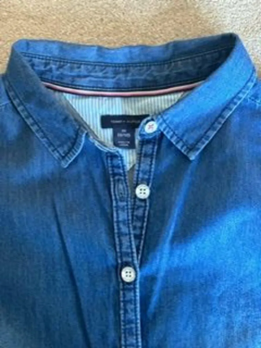Tommy Hilfiger Girls Denim Shirt age 8-10 - Image 4