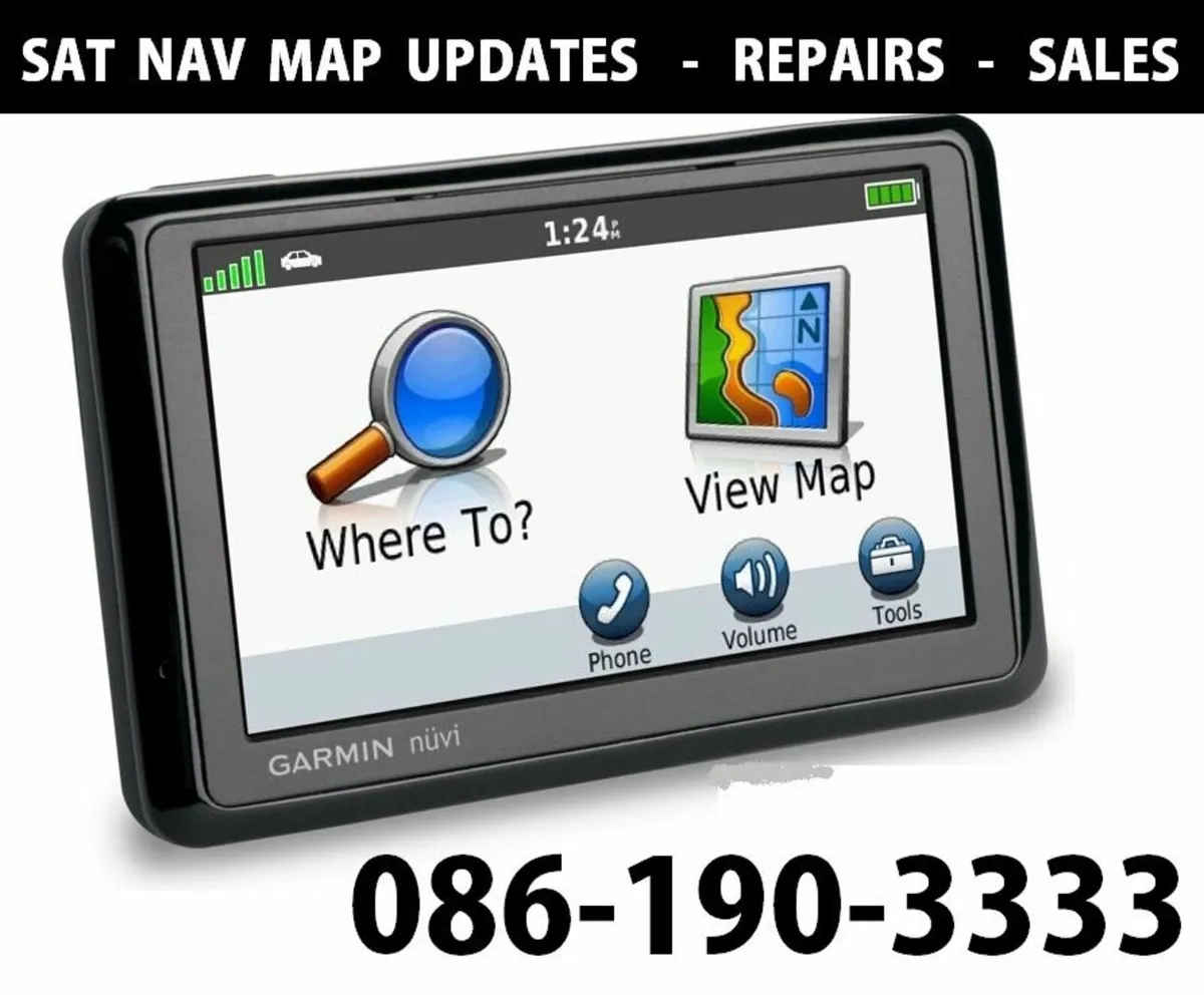 SAT NAV  MAP UPDATES  - REPAIRS  - SALES