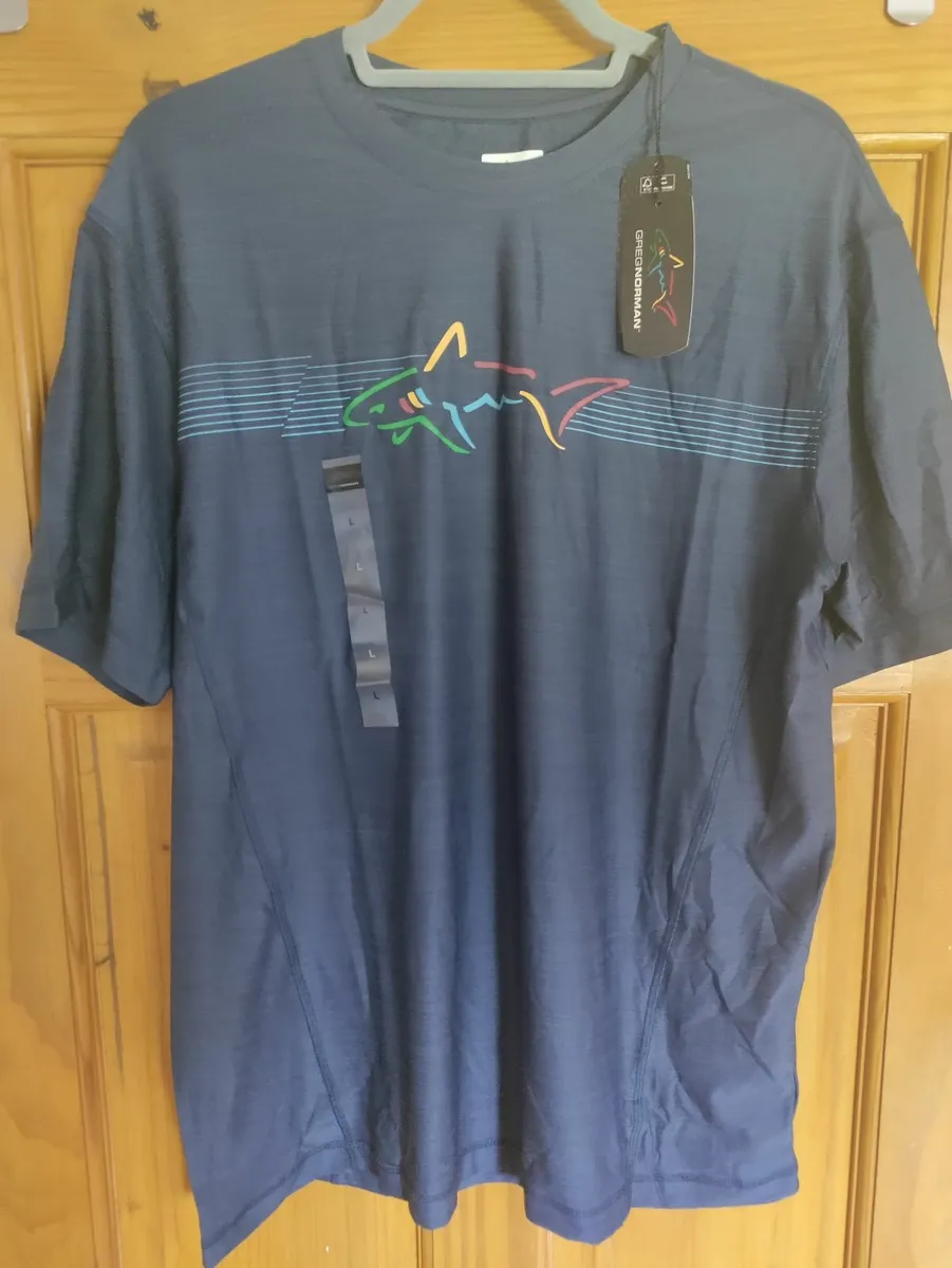 Greg Norman T Shirt L New - Image 1