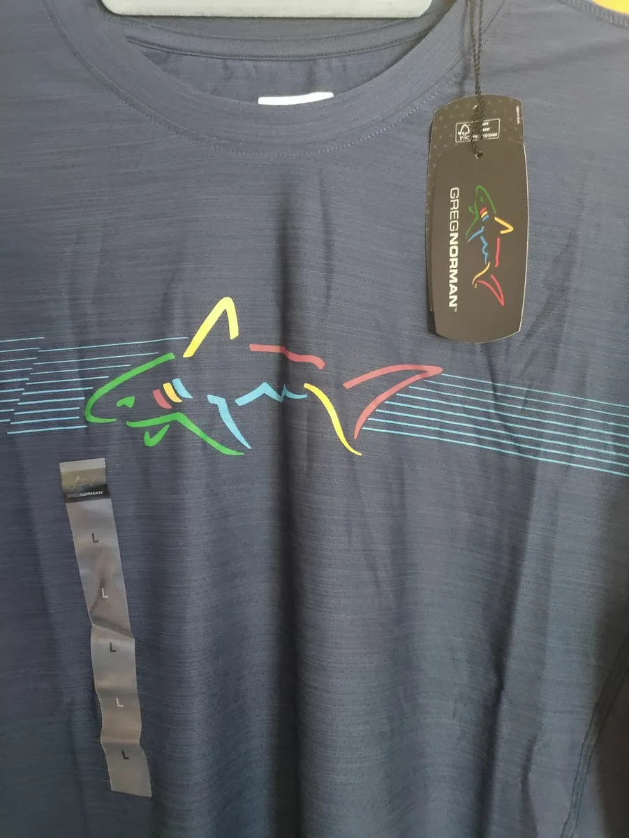 Greg Norman T Shirt L New - Image 3