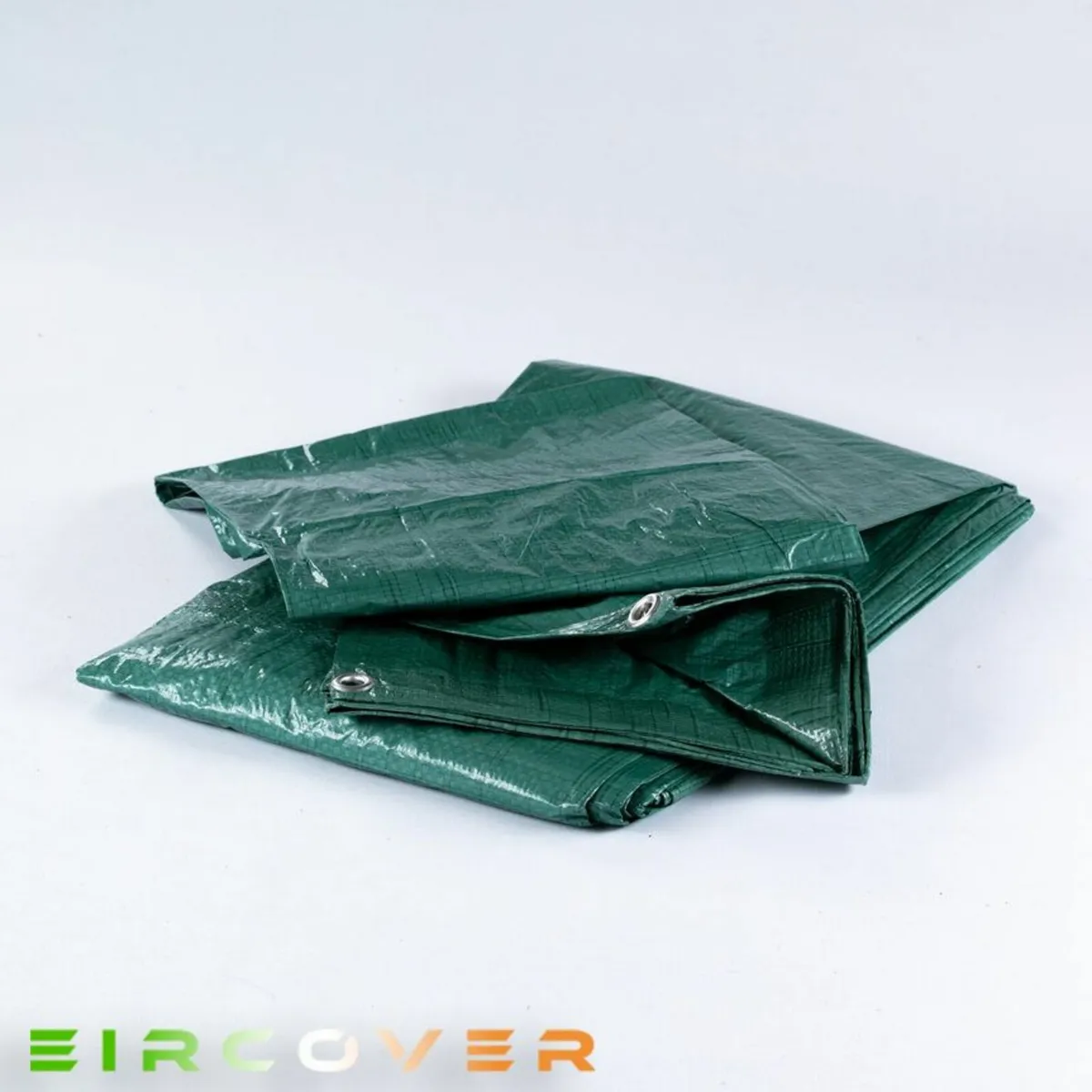 Budget Tarpaulin 4.5m x 9m (15' -30') 80 gsm green - Image 1