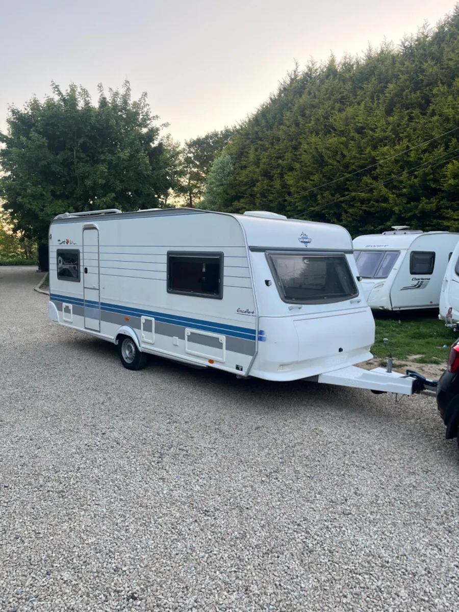 Hobby 4 Berth Optional Fix Bed Caravan For Sale - Image 2