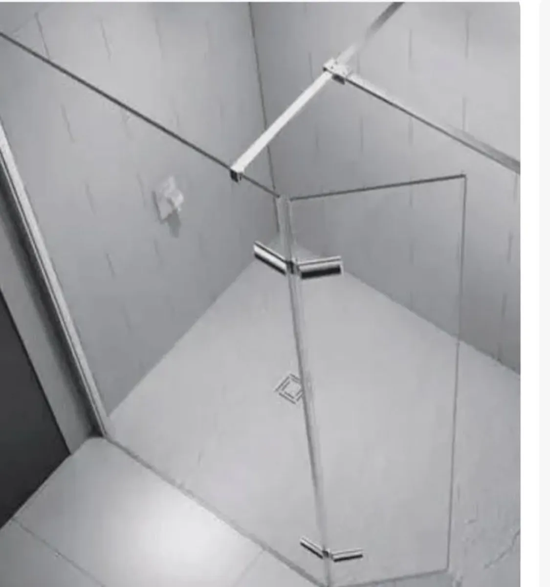 PRICE DROP Shower swivel panel - Image 1