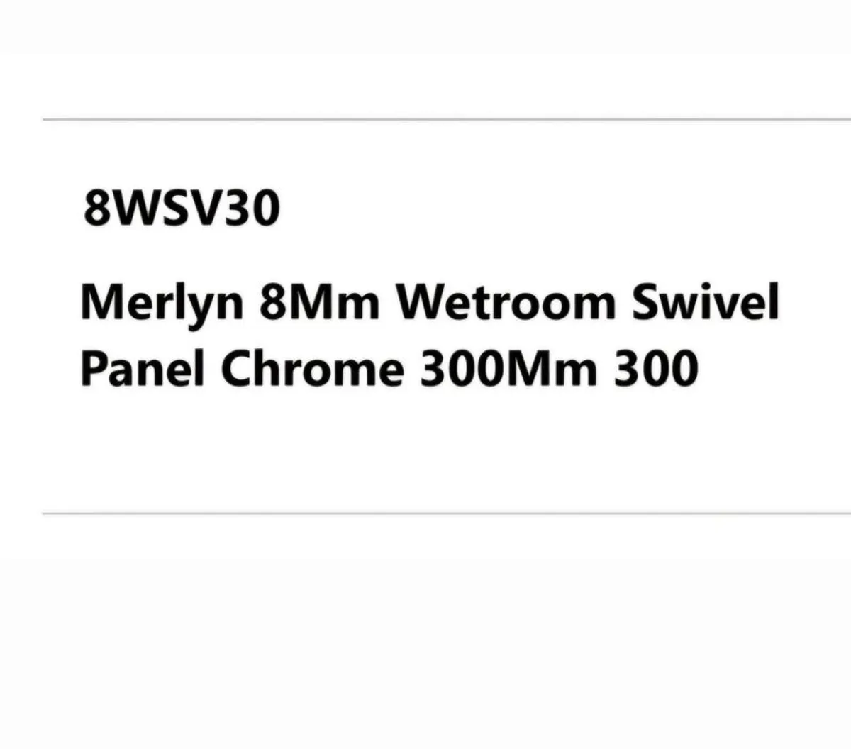 PRICE DROP Shower swivel panel - Image 3