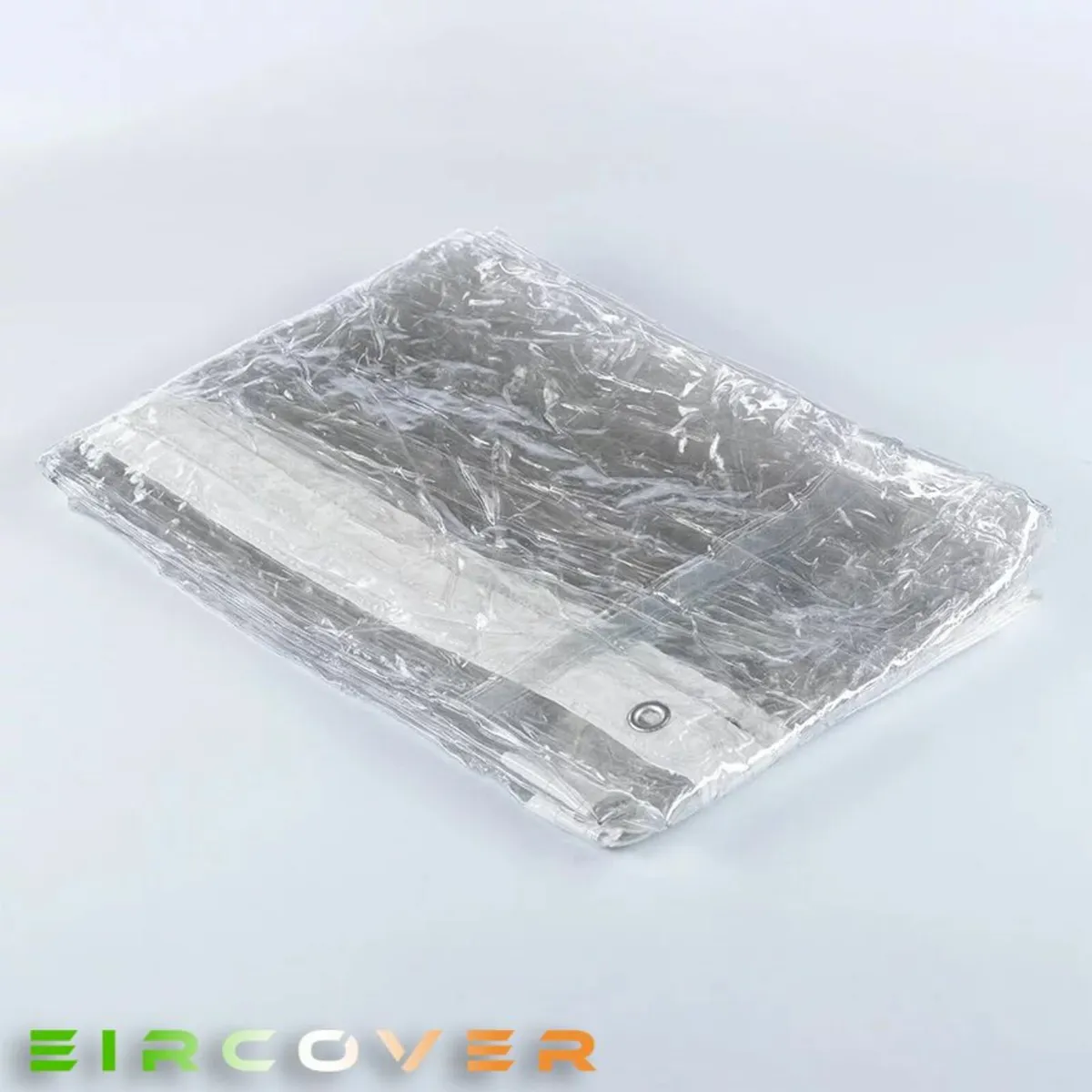 Glass Clear Tarpaulin 4m x 5m (13' - 16') 310 gsm - Image 2