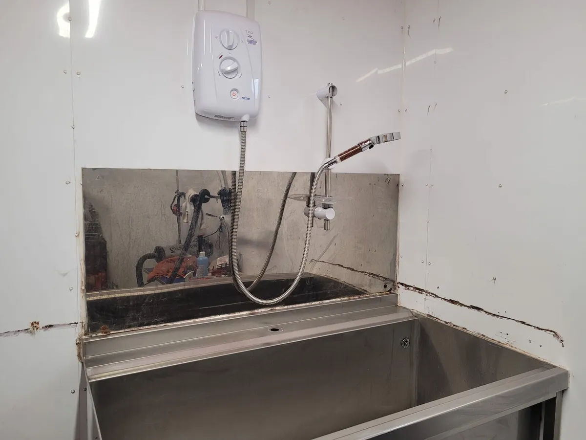 Dog Grooming bath + electric shower for sale - Image 1