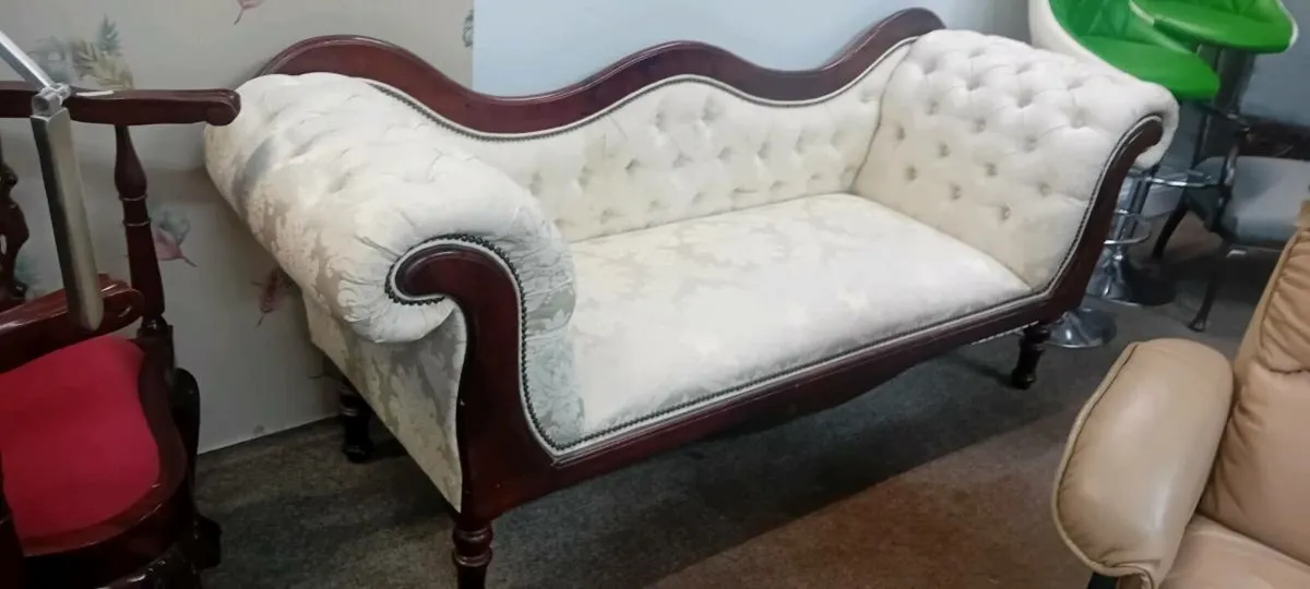 Victorian Style Scroll Ended Sofa - Image 1