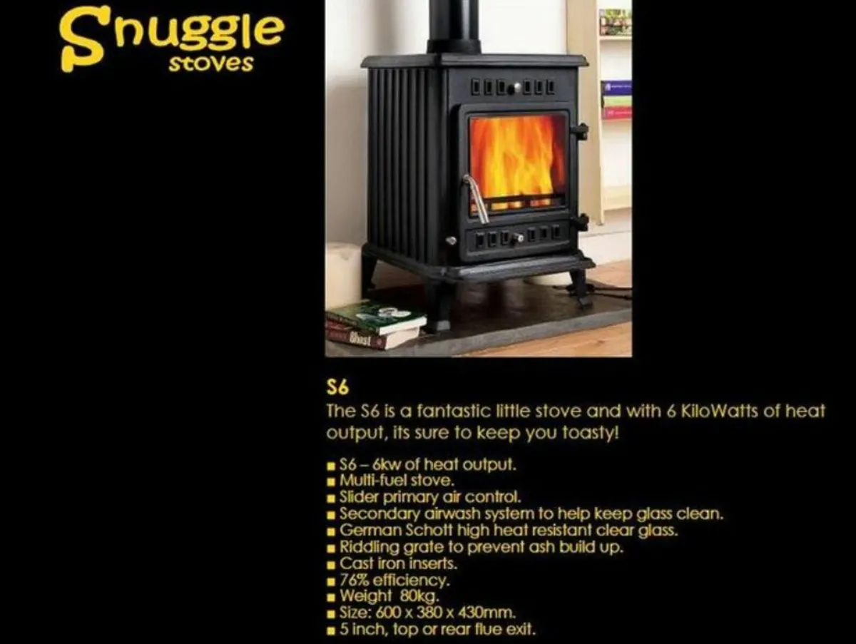 STOVE 6kw CAST IRON - Image 3