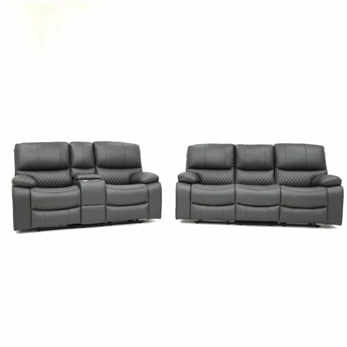 Leather Recliner Sofas For Sale In Clare - Image 1