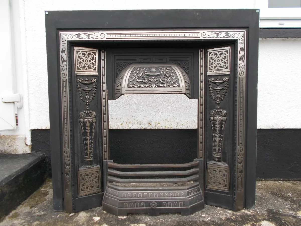 Fireplace Surround, Grate, and Front Piece - Image 2
