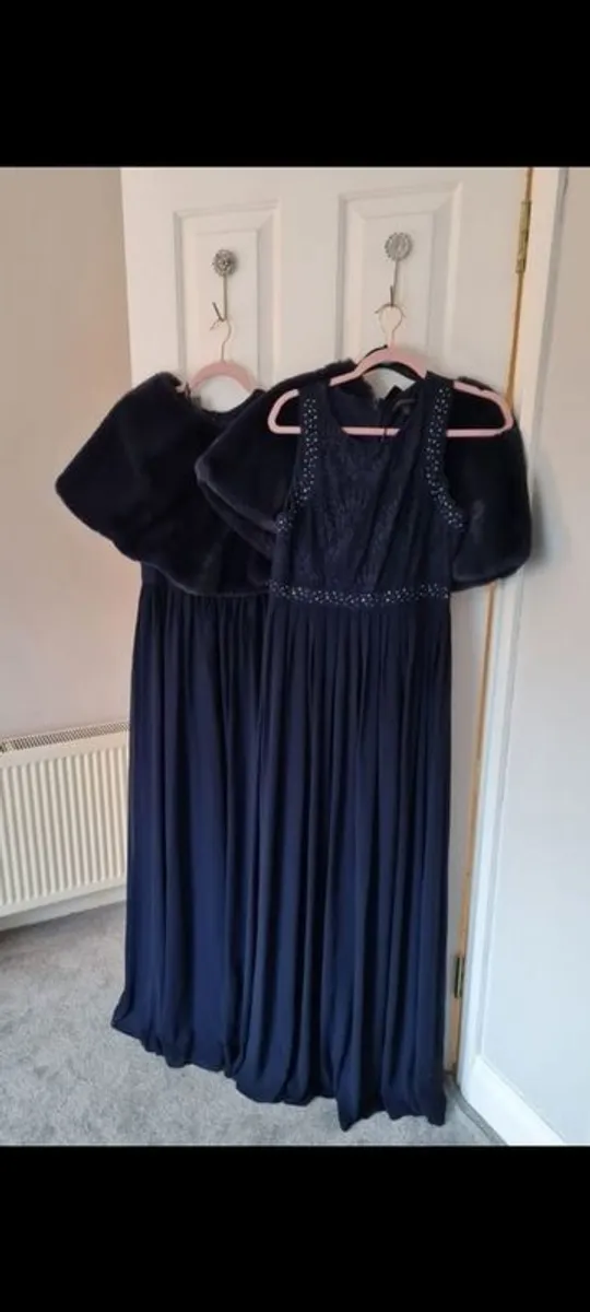 Bridesmaid Dresses Navy X 2 - Image 1