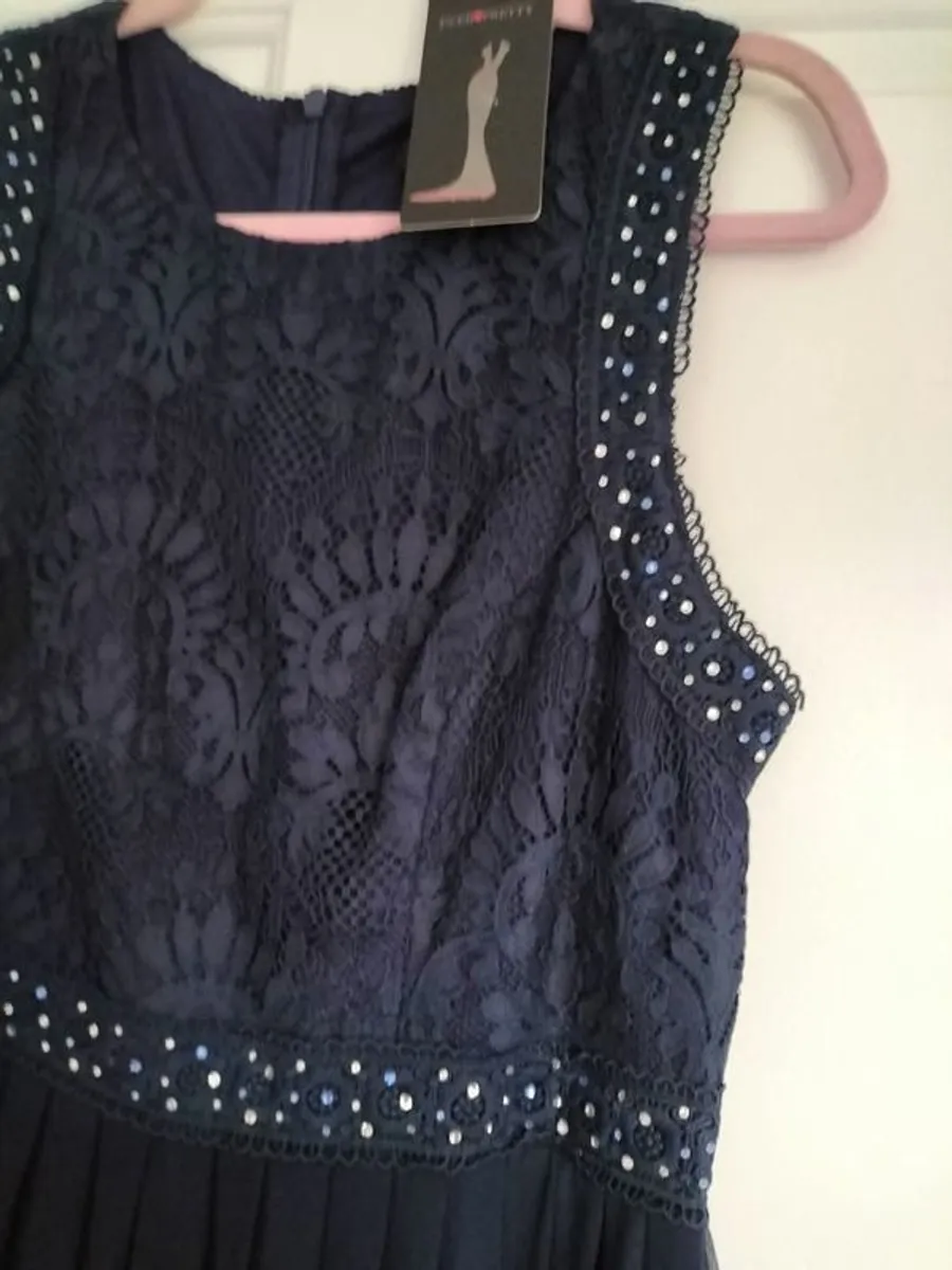 Bridesmaid Dresses Navy X 2 - Image 4