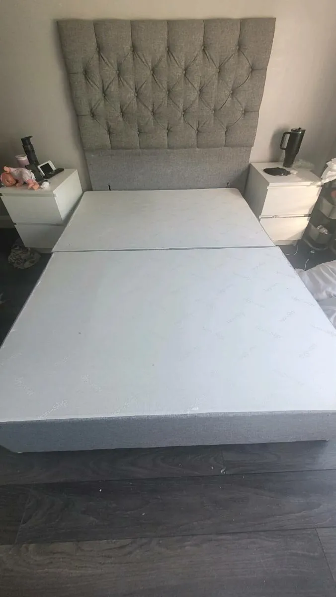 Double Bed with Mattress (Needs sold today) - Image 1