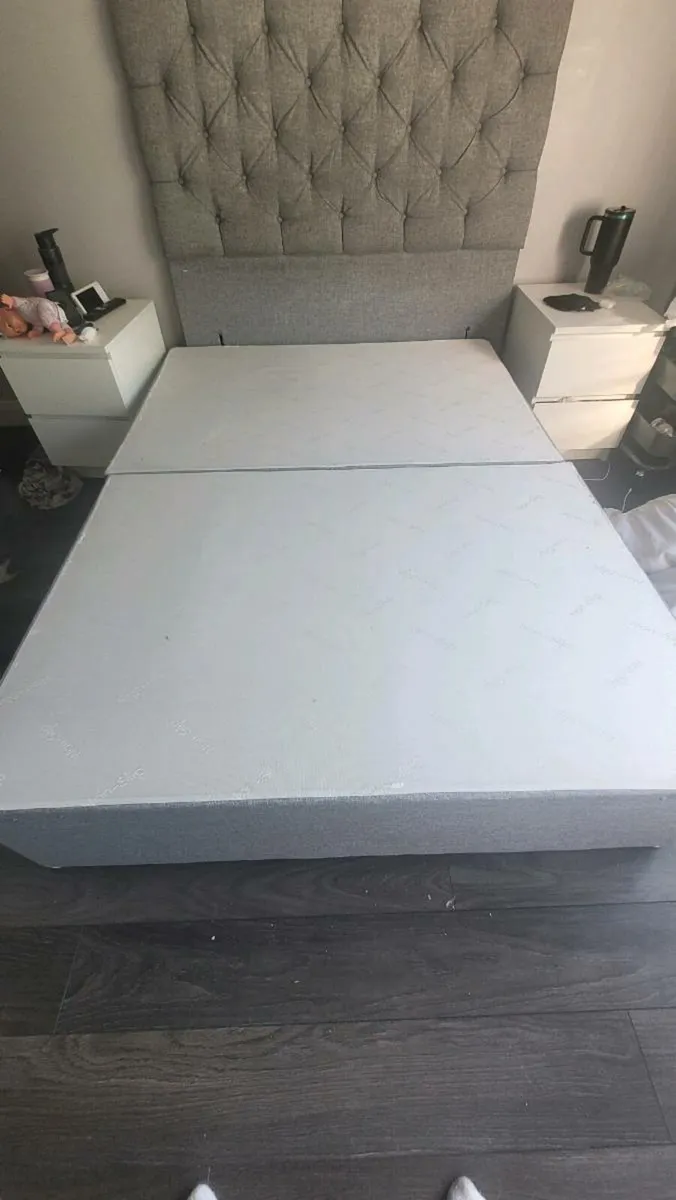 Double Bed with Mattress (Needs sold today) - Image 3