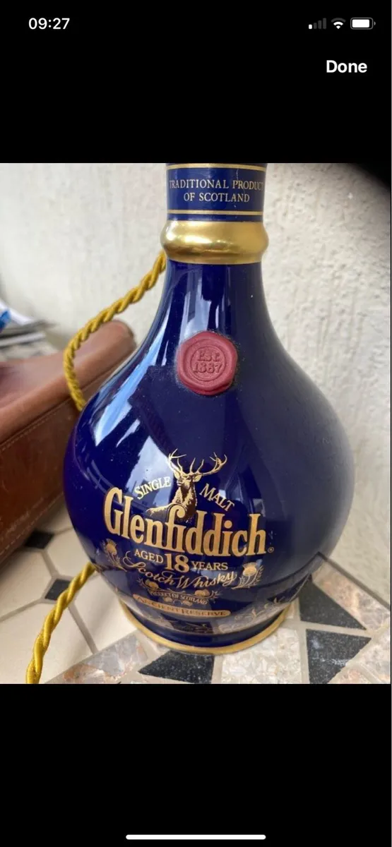 Glenfiddich Ancient Reserve Decanter Lamp - Image 1