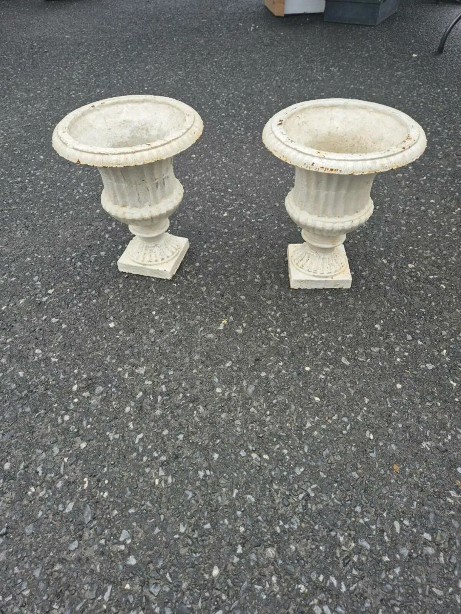 Cast  iron  urns - Image 1