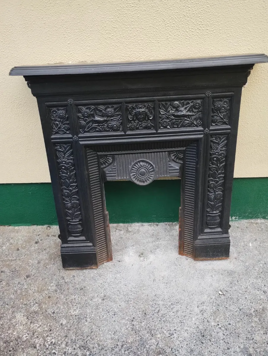 Cast iron fireplace surround - Image 3