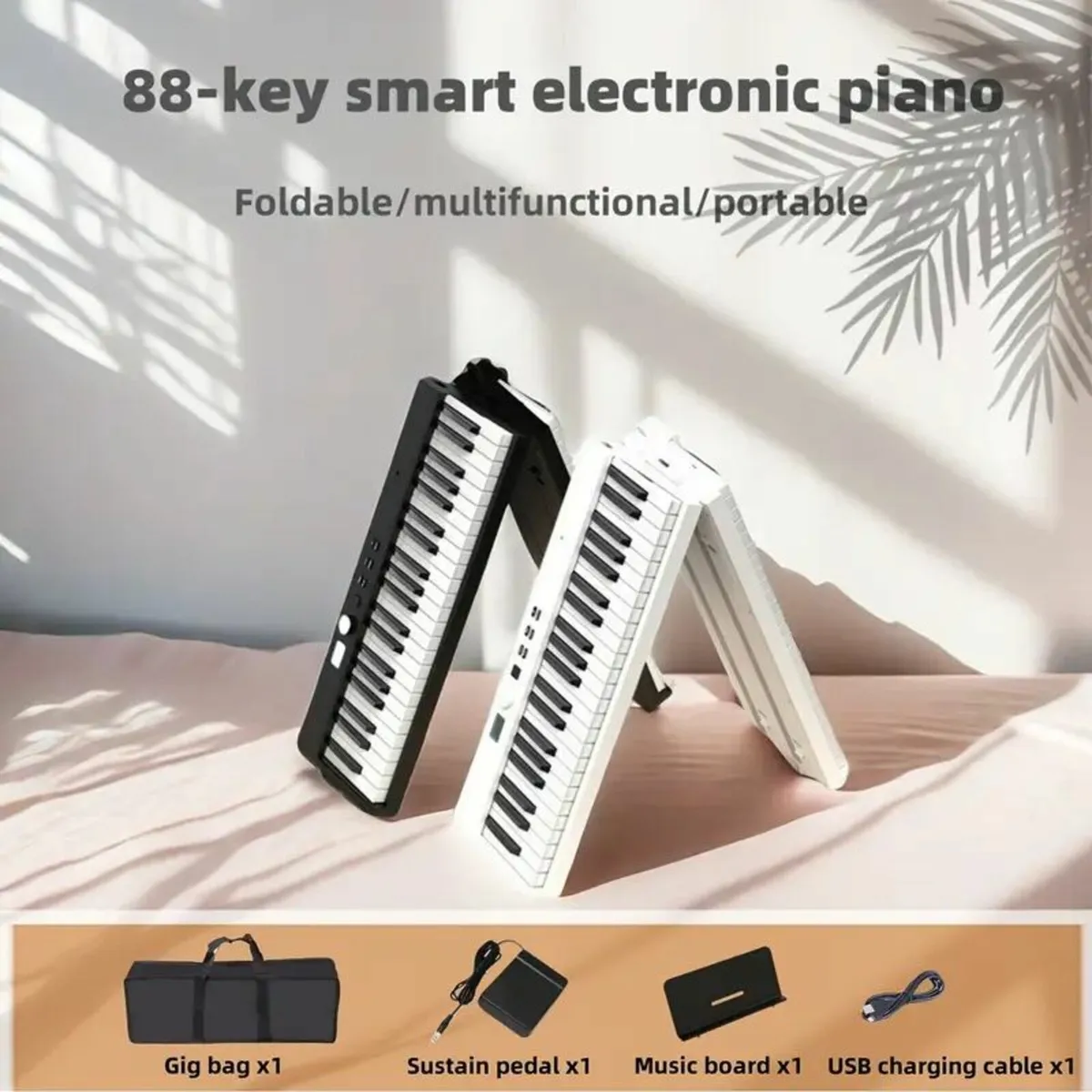Portable 88-Key Smart Electronic Piano Keyboard - Image 4
