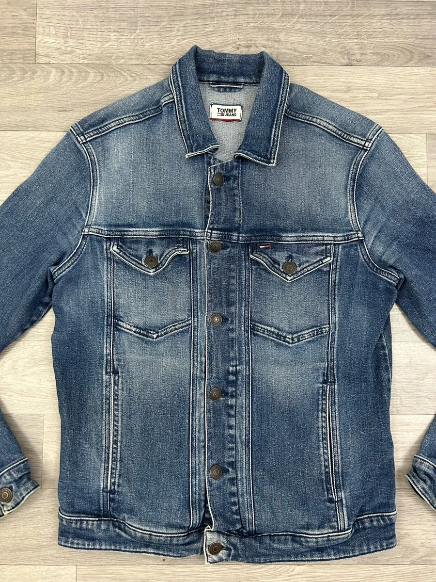 Tommy Hilfiger Denim Jacket Mens Medium - Image 2