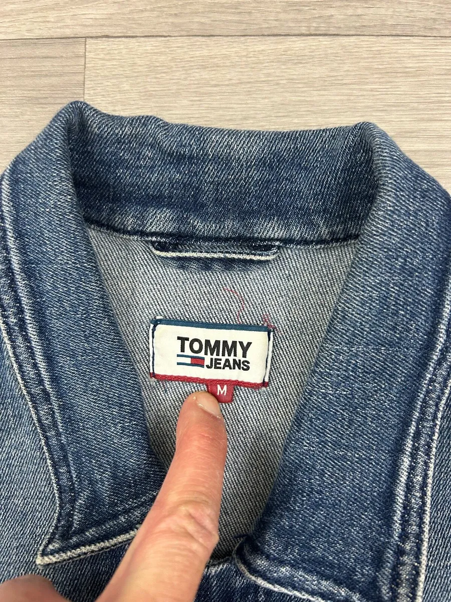 Tommy Hilfiger Denim Jacket Mens Medium - Image 4