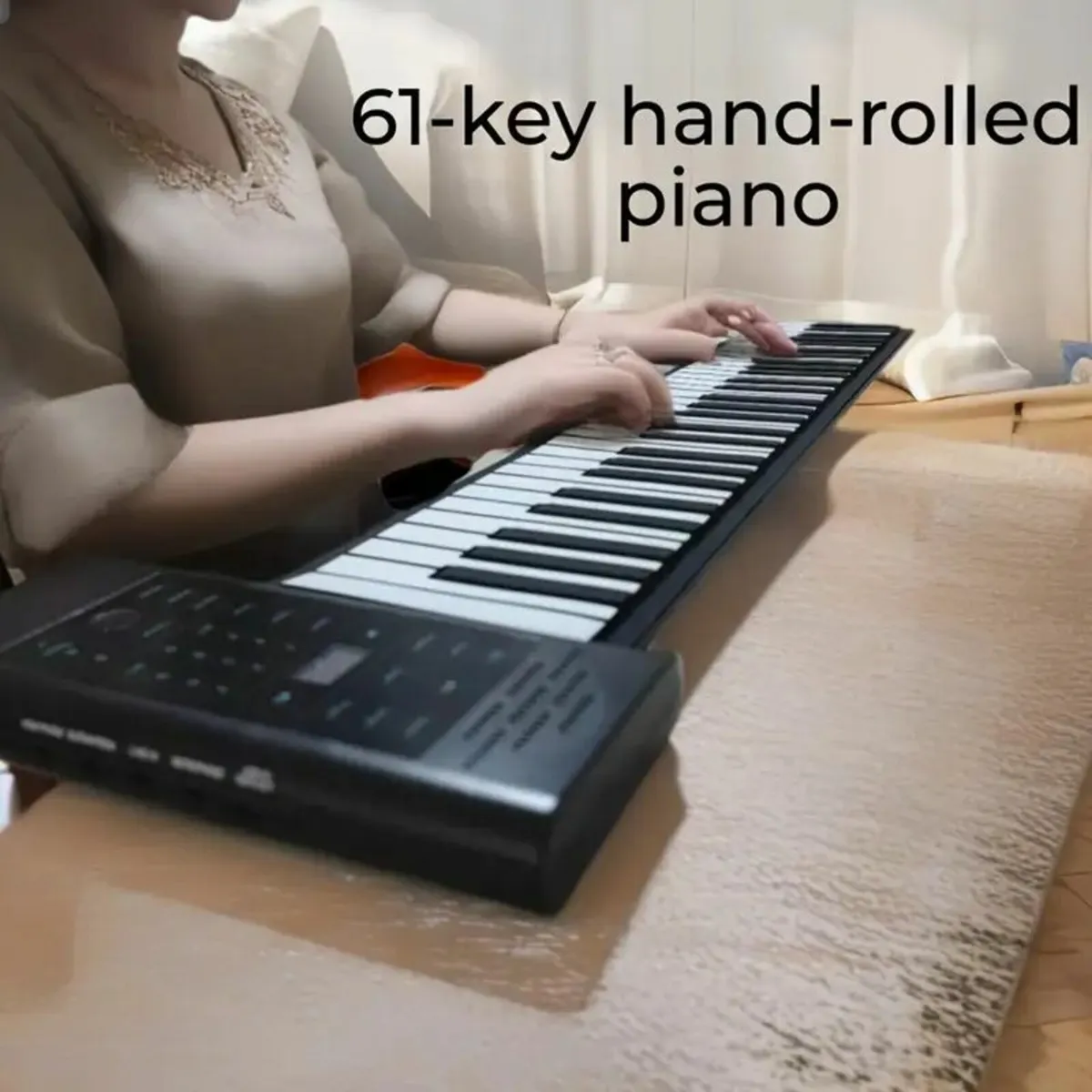 61-Key Professional Portable Hand-Rolled Piano - Image 2