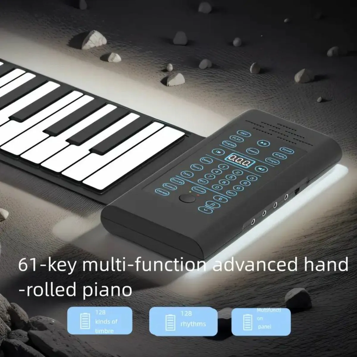 61-Key Professional Portable Hand-Rolled Piano - Image 3