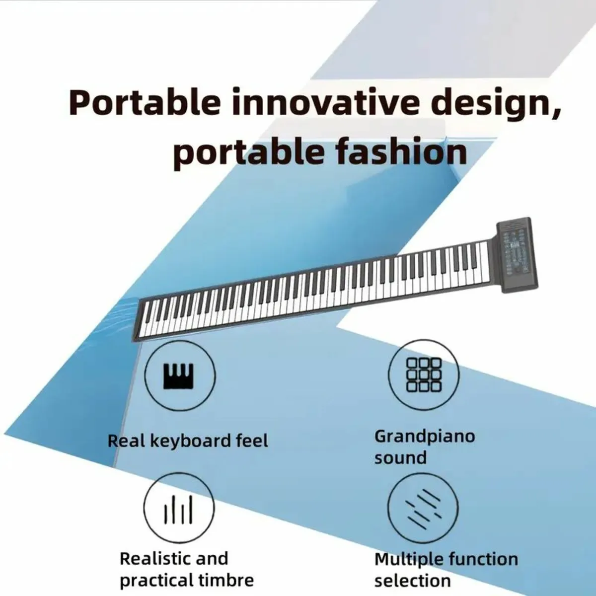61-Key Professional Portable Hand-Rolled Piano - Image 4