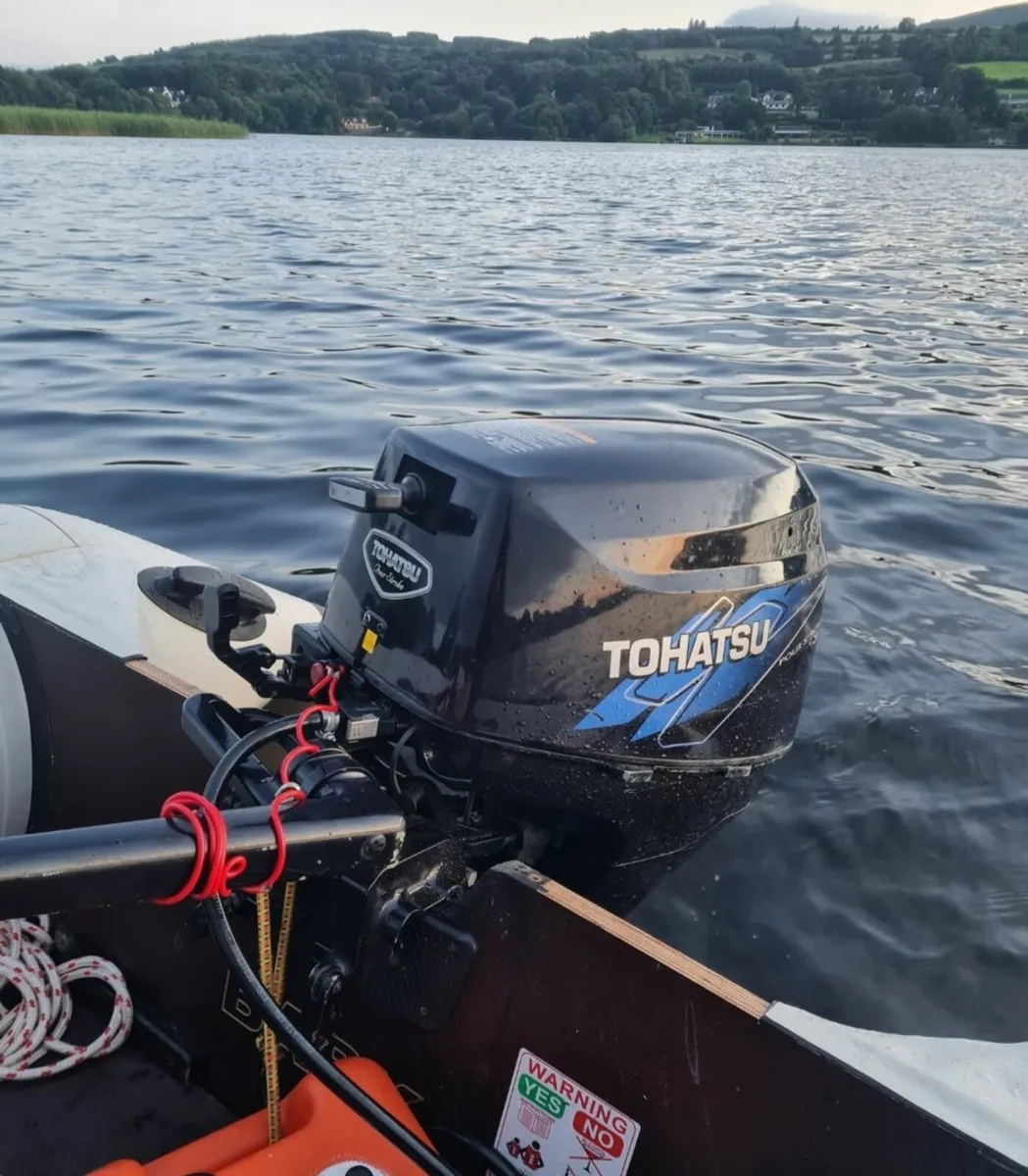 INFLATABLE SIB TYPE BOAT TOHATSU 9.9 hp ENGINE - Image 3