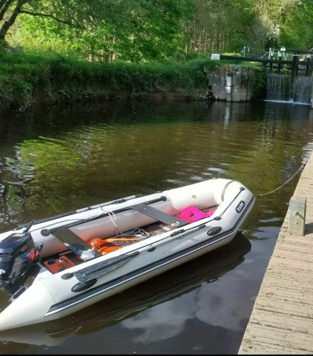 INFLATABLE SIB TYPE BOAT TOHATSU 9.9 hp ENGINE - Image 1