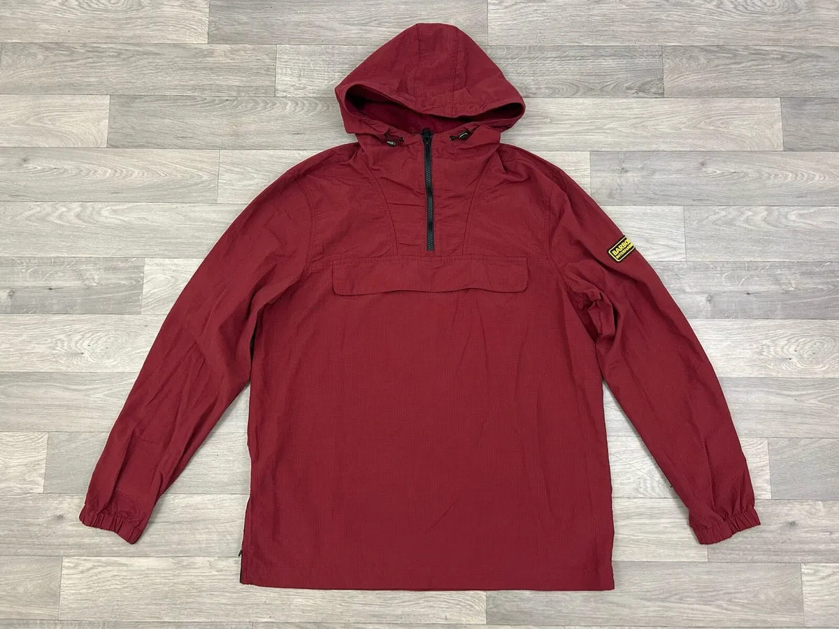 Barbour International Half Zip Anorak Jacket M - Image 1