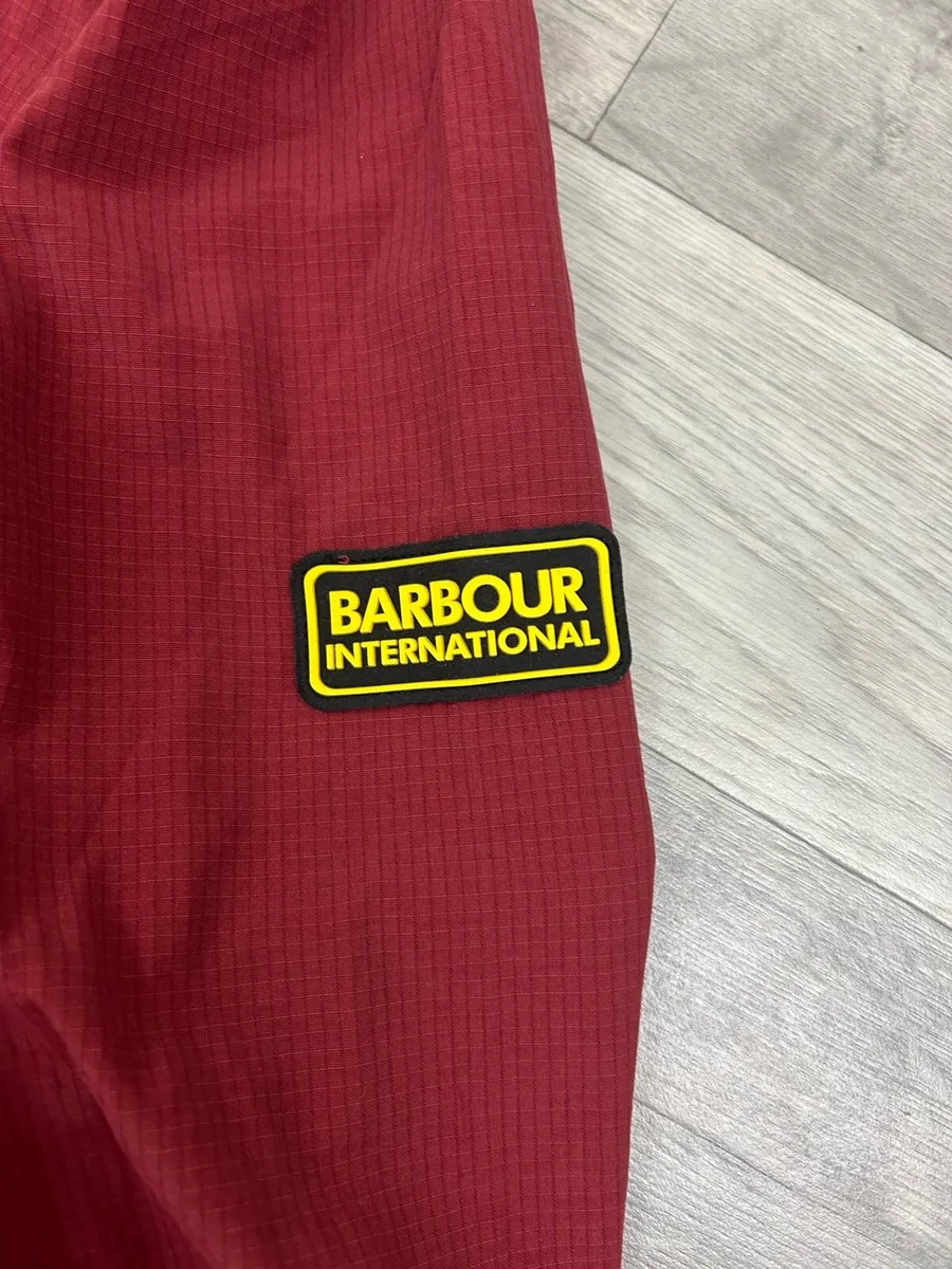 Barbour International Half Zip Anorak Jacket M - Image 3