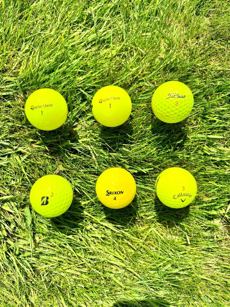 40 PREMIUM COLOURED GOLF BALLS - CASTLEGOLF.IE