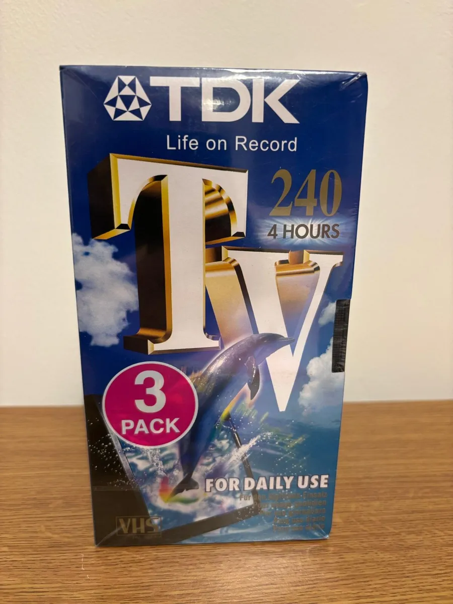 Brand New TDK Blank VHS Cassette Tapes - Image 3