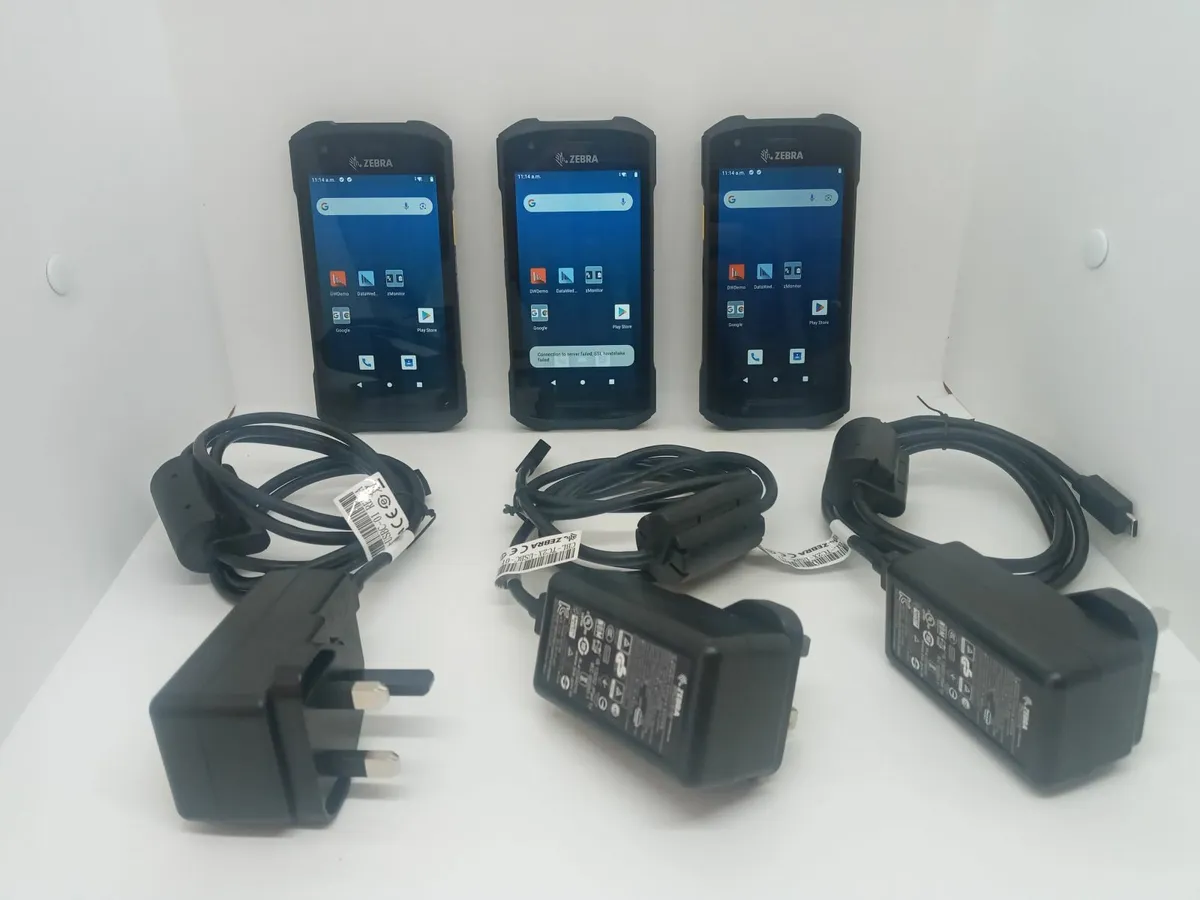 Delivery - 3 x Zebra TC26 Barcode Scanners with Ch - Image 4