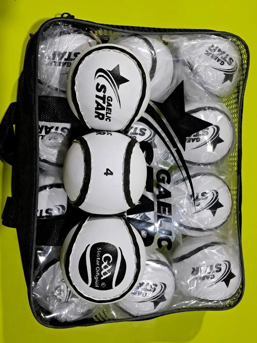 One dozen size 4 sliotars with free delivery - Image 1