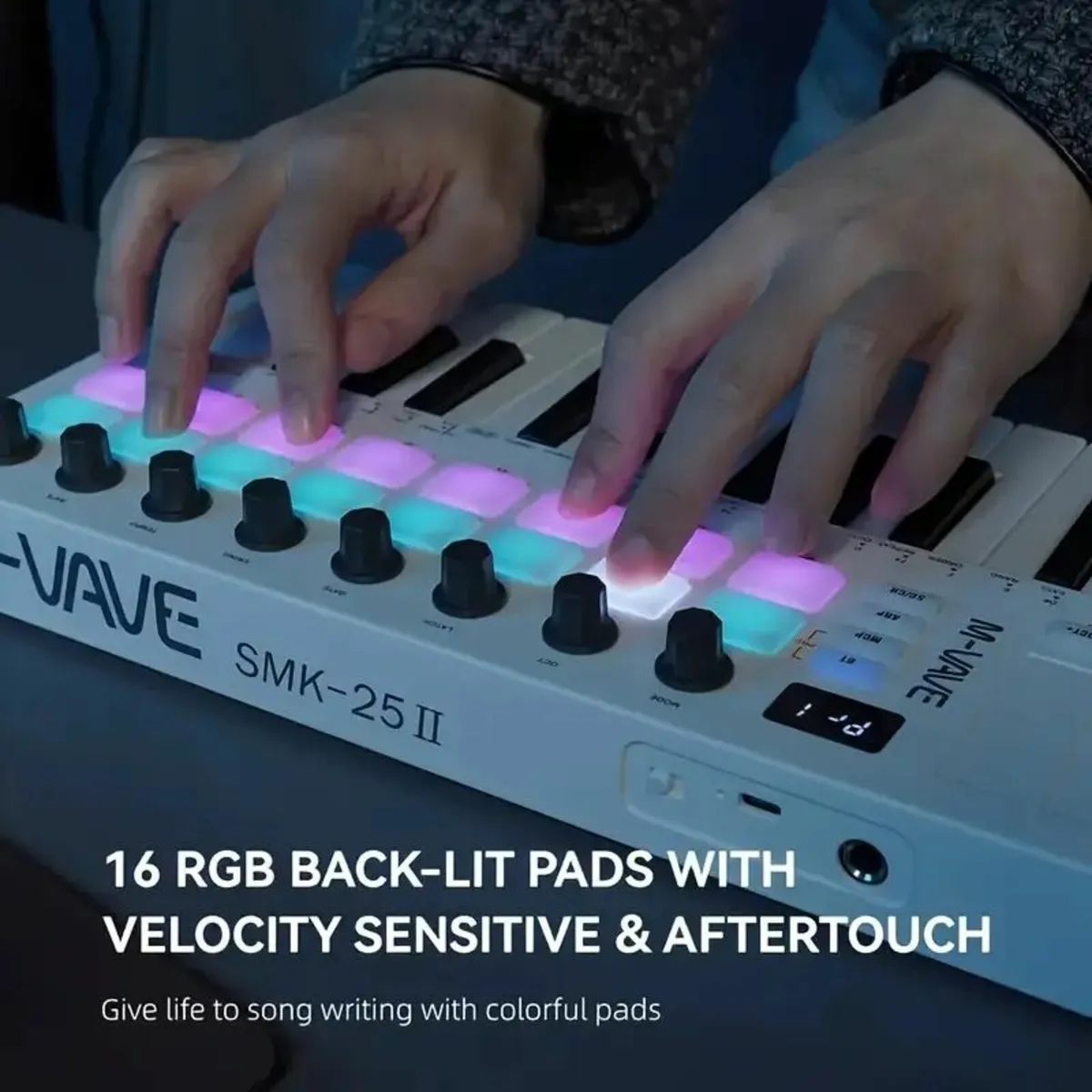Daiertek 25-Key USB MIDI Keyboard - Image 3
