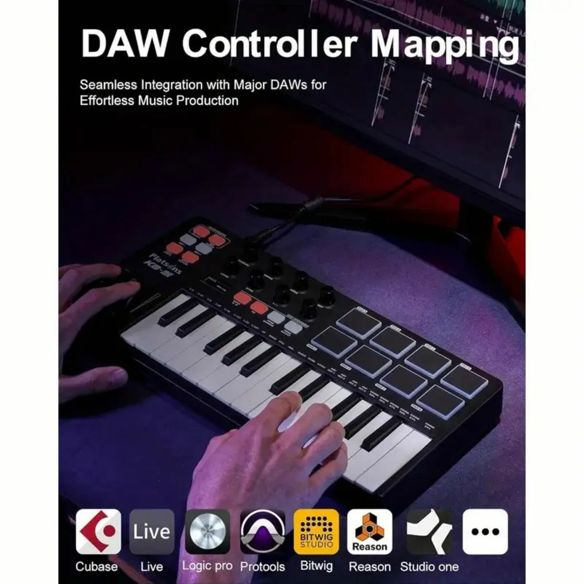 KB-25mini USB MIDI Keyboard - Image 3