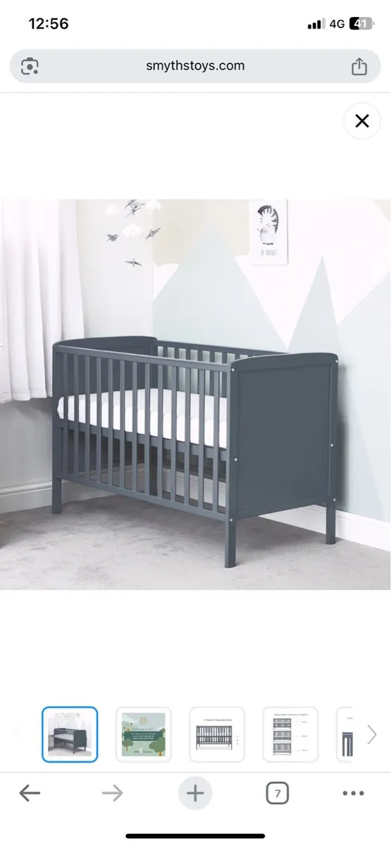 Cot, Mattress & Pillow - Image 1