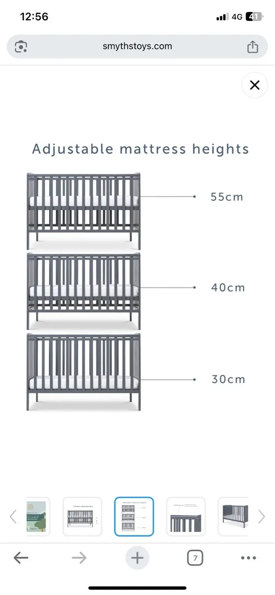 Cot, Mattress & Pillow - Image 2
