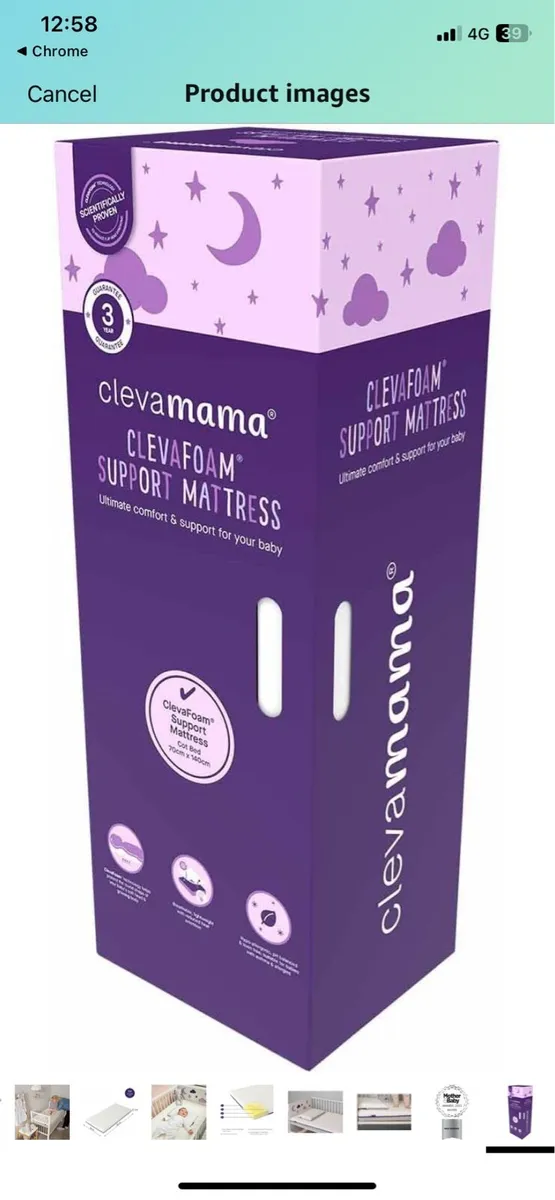 Cot, Mattress & Pillow - Image 3