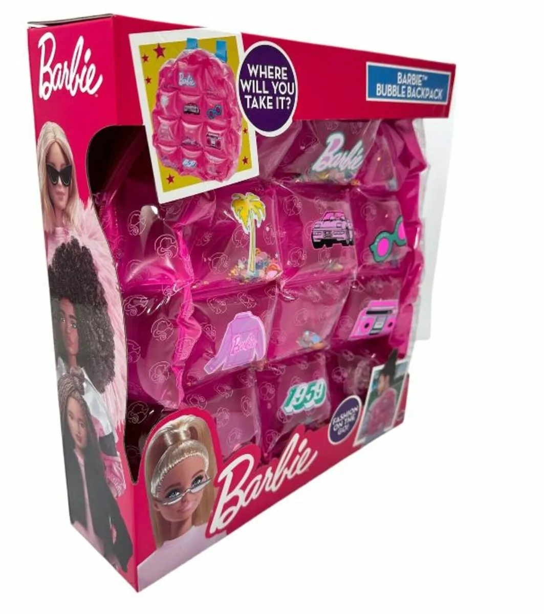 Barbie Bag Inflatable Bubble Glitter Fashion Girls - Image 3